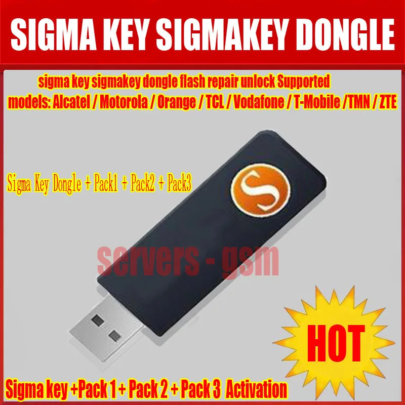 Ключ ключ Sigma с упаковкой 1 + Pack2 Pack3 последняя версия активация для alcatel huawei