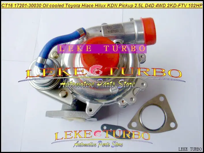 Масляный турбо Ремонтный комплект CT16 17201 30030 Турбокомпрессор для TOYOTA Hi ace lux Hiace Hilux