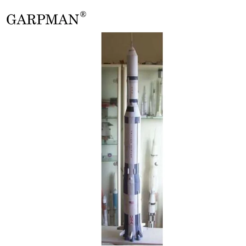 135 см США Сатурн C8 ракета бумажная модель «сделай сам» головоломка руководство пространство 3D бумага Оригами художественная игрушка