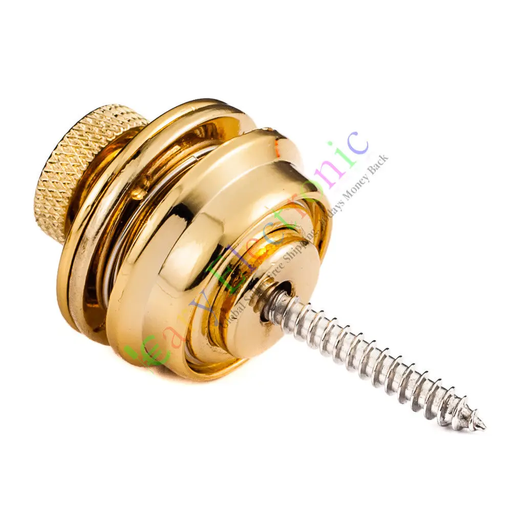 Оптовая и розничная продажа 20 шт. золотой ремешок для басов гитары в стиле