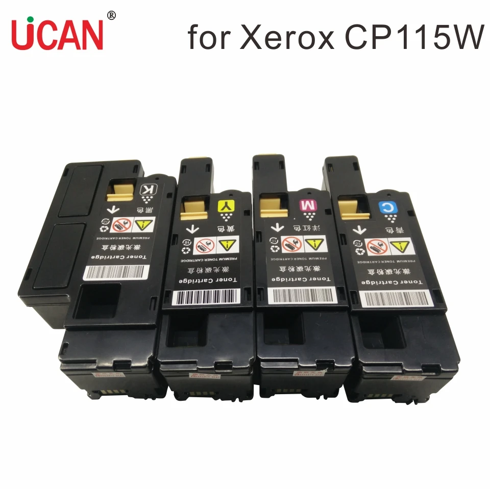 

4 Color for Fuji Xerox DocuPrint CP115w CP115 CP116w CP225wCP225 CM115w CM115 CM225W CM225 Print CT202264/5/6/7 Toner Cartridges