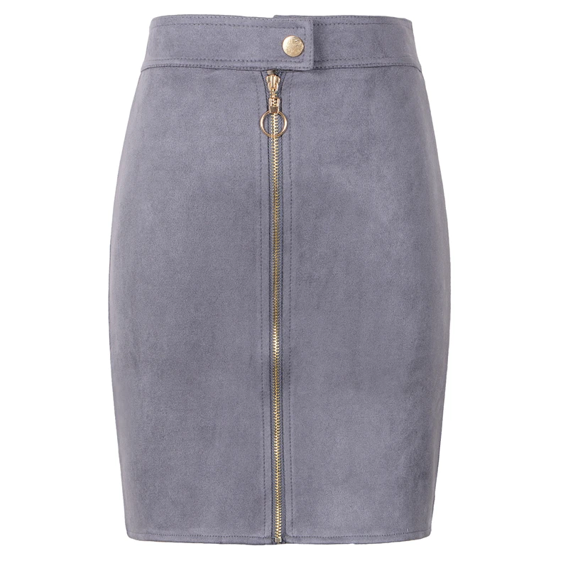 Neophil, Женская мини-юбка-карандаш трапециевидной формы из замши, XXL, осень, на молнии, Женская офисная короткая юбка, модный стиль, тонкая юбка-пачка, Saia S1911