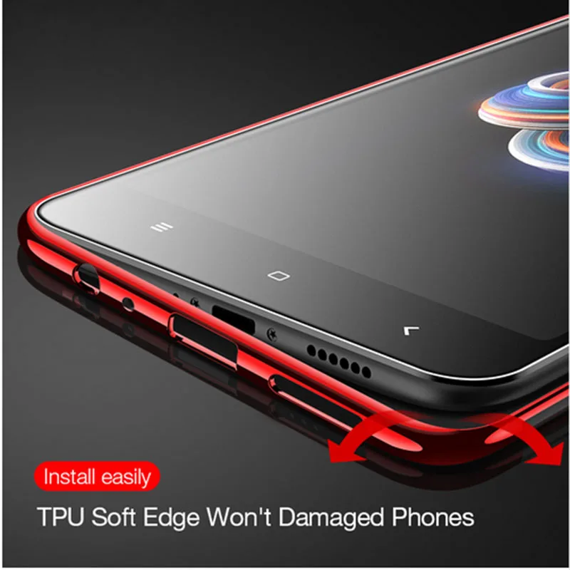 Luxury Plating Bumper Clear Silicone Back Case Cover For Xiaomi Mi A1 MIX 2S Mi 8 Phone Capa Coque For Redmi 4X 5A 5 Plus S2 Mix(2)