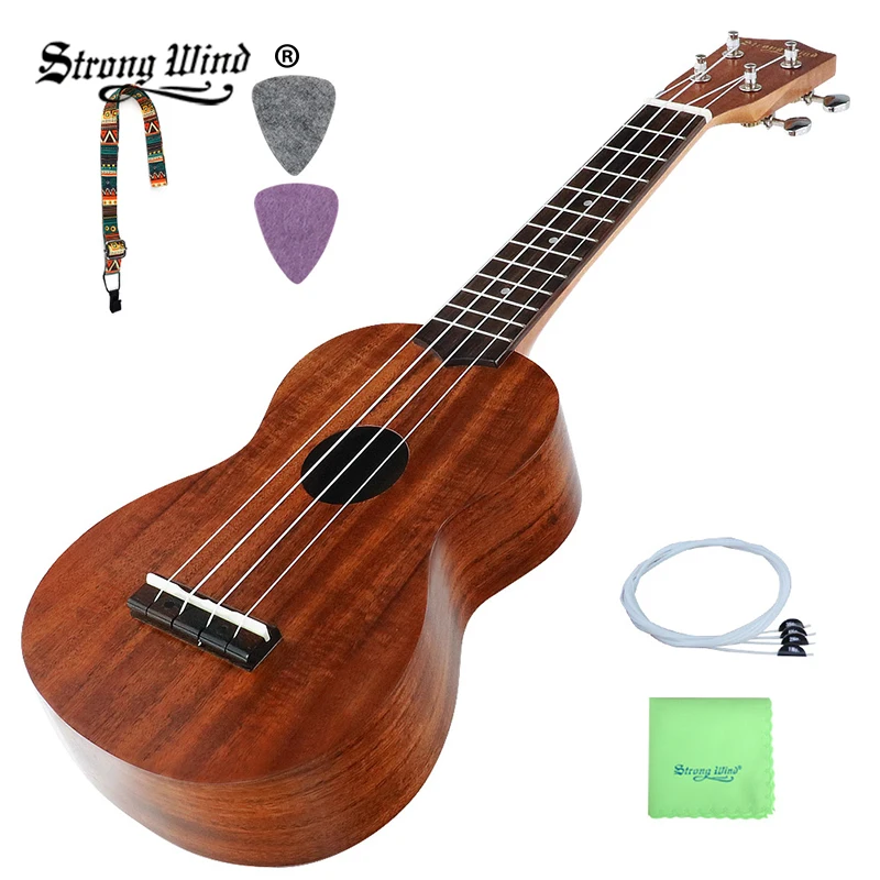 

Strong Wind 21 Inch Ukulele Concert Acoustic Mini Guitar Rosewood Fretboard 4 Nylon Strings Hawaiian Guitarra Ukelele for Begin