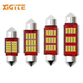 

Car Styling 31mm 36mm 39mm 41mm C5W C10W CANBUS Error Free Auto Festoon SMD 4014 LED Car Interior Dome Lamp Reading Bulb White