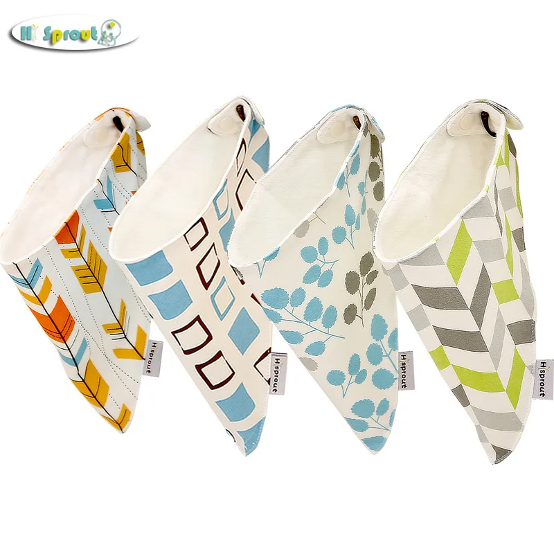 Owlzz 2 Pcs A Lot Baby Bids Cotton Bibs Cartoon Animal Bandana Infant Saliva Towel Kid Accessories | Детская одежда и обувь