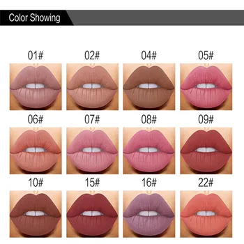 

12Pcs / Set Matte Long-Lasting Lipstick 12 Colors Lip Gloss Waterproof Lip Stick Beauty Lips Cosmetic Makeup Lipstick