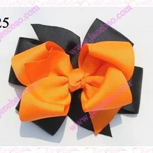 1000 шт Бутик банты для волос 4," Бутик слоистый бант для волос банты для волос смешанные цвета