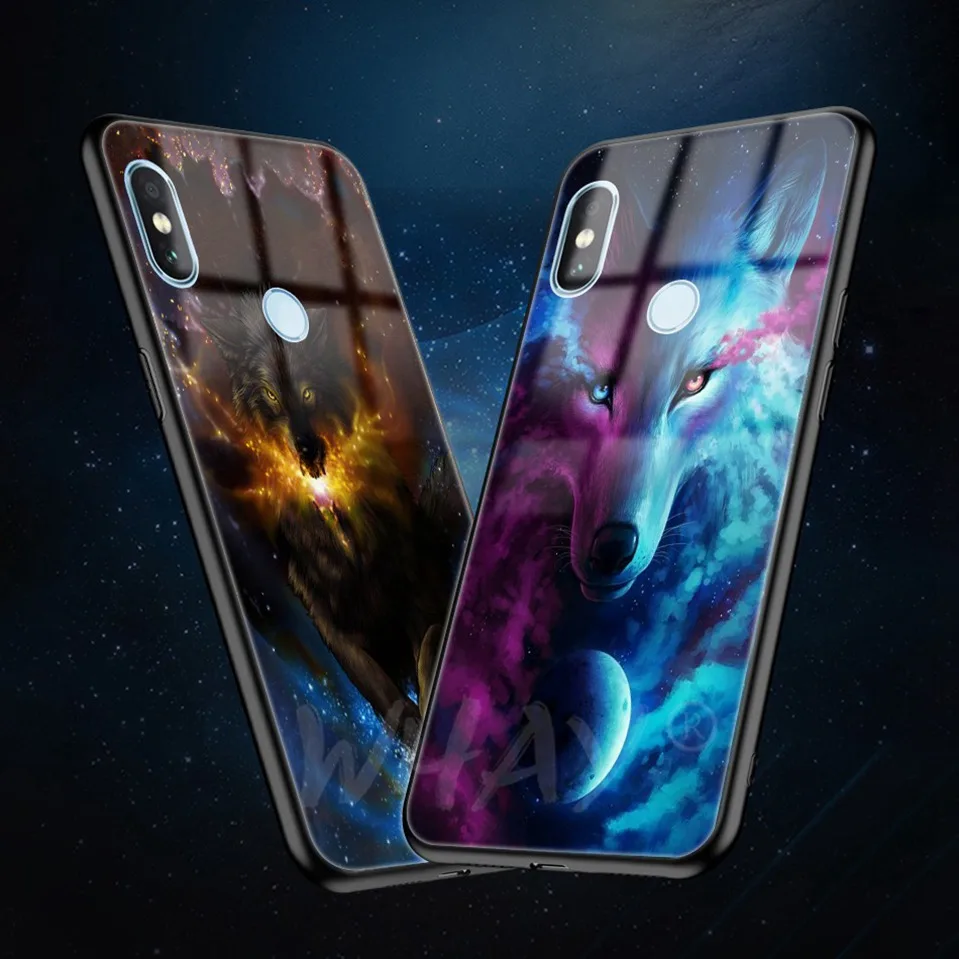 Tempered Glass Case For Xiaomi Redmi Note 5 Pro 4X Coque Silicone Luxury Back Cover Case For Xiomi Xiaomi Mi A1 8 Redmi 5 Plus   (1)