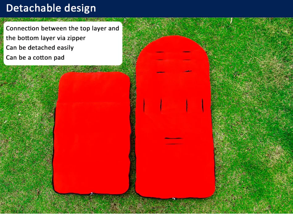 Мода ветрозащитный Водонепроницаемый спящие пупсы сумка холодной доказательство коляска коврик Foot Обложка 3 в 1 дизайн из дышащего хлопка