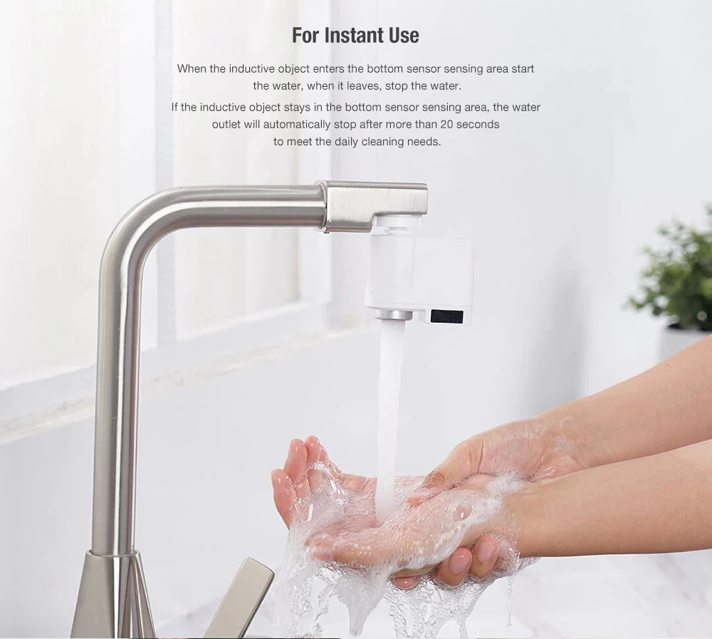 Automatic Sink Induction Faucet Hospital Intelligent Filter Mixed Water Infrared Water Saving Faucet JIAJIAFUDR Color : A Automatic Sink Induction Faucet Hospital Intelligent Filter Mixed Water Infrared Water Saving Faucet JIAJIAFUDR Color : A
