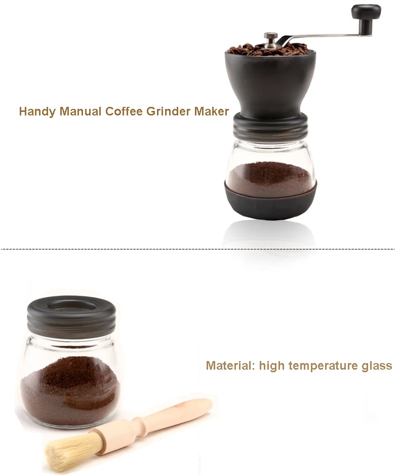 Hand Manual Coffee Maker Coffee Grinders With Ceramics Blades Stainless Steel Nuts Moedor de Cafe Coffee Machine For Home kitche (8)