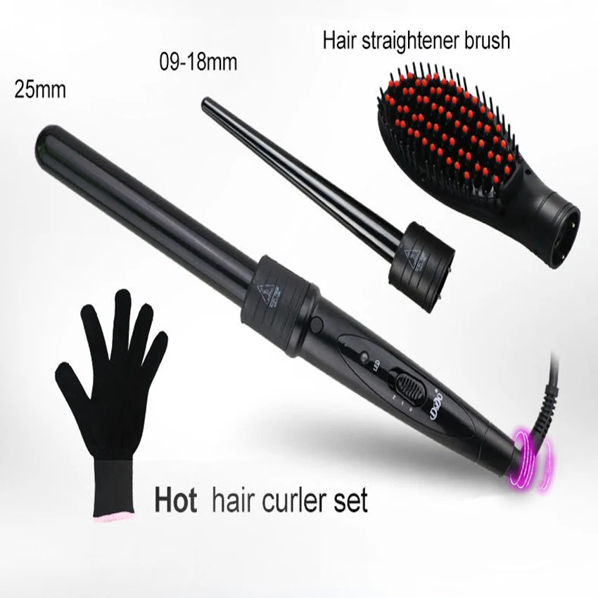 

Free Shipping Hair Straight Ceramic Electric Brush Fast Hair Straightener Comb Tourmaline Smooth Straightener Brush Hair Irons