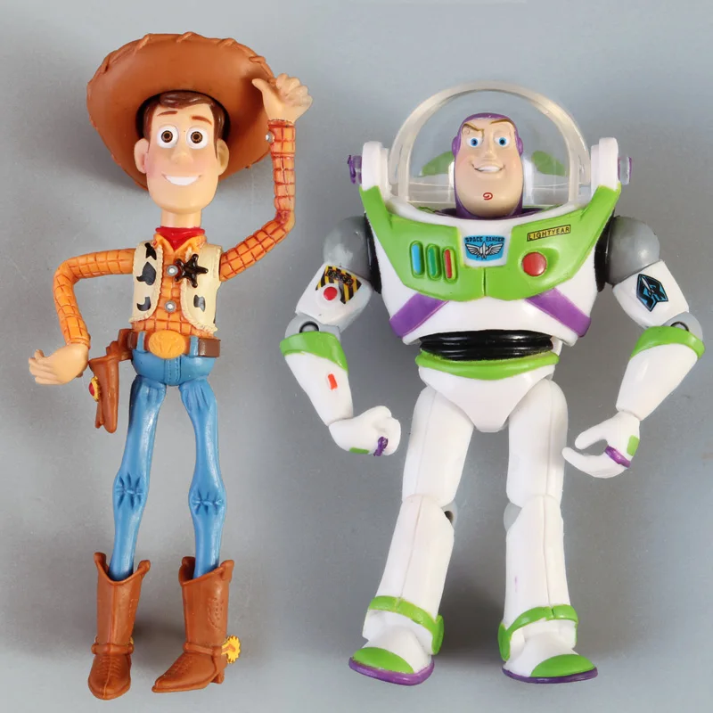 toy story woody buzz lightyear pvc action figure toys boxed child