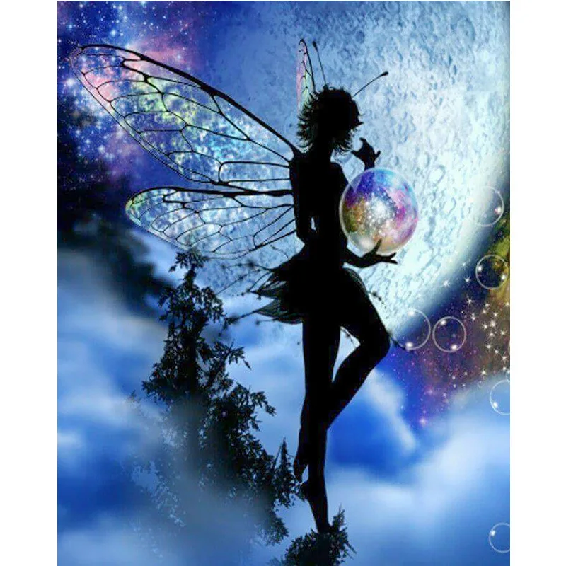 

5D DIY Full drilling diamond painting Butterfly Girl Landscape Cartoon Cross Stitch Diamond Embroidery Holiday Gifts