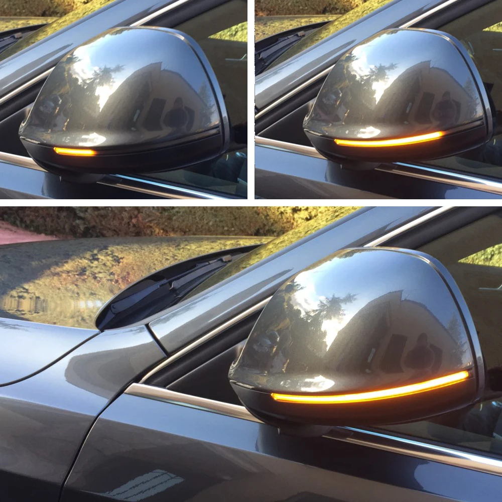 

For Audi Q5 Sq5 Q7 Sq7 Led Water Flowing Turn Signal Light Rear View Dynamic Sequential Mirror Turn Signal Light Car Styling
