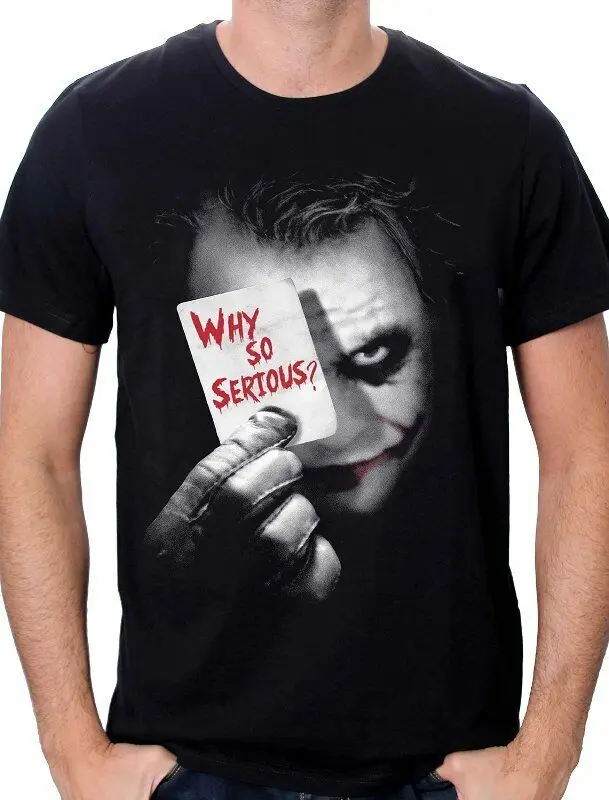 

T-Shirt Batman Dark Knight Joker Why So Serious men's sweater official DC