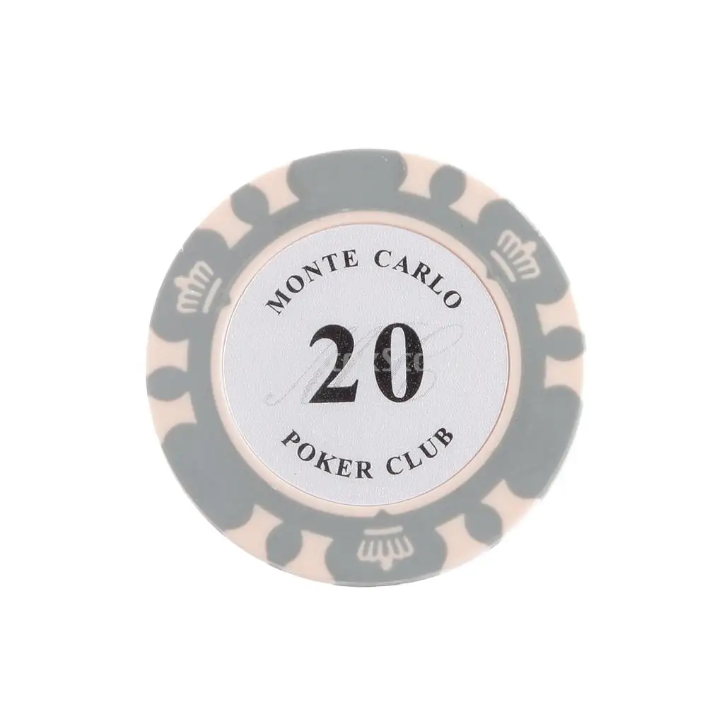 MagiDeal PP глина покерные фишки для казино маджонг доска игровые счетчики упаковка из 10 шт - Цвет: 5