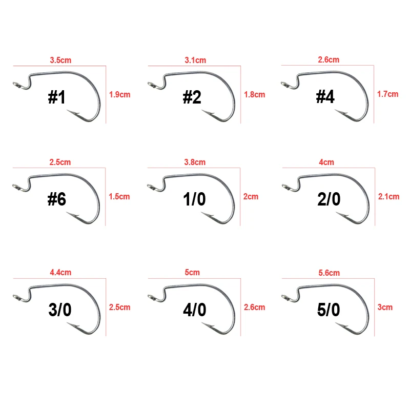Cassyaa 10 шт. рыболовные крючки из высокоуглеродистой стали свинцовая головка кривошипный крючок джиг большой кривошипный крючком Мягкая приманка рыболовные аксессуары KXY051
