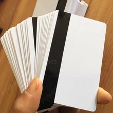 10 шт. ПВХ пустые белые пластиковые карты 30Mil магнитная карта loco Mag полоса для печати для струйного принтера CR80