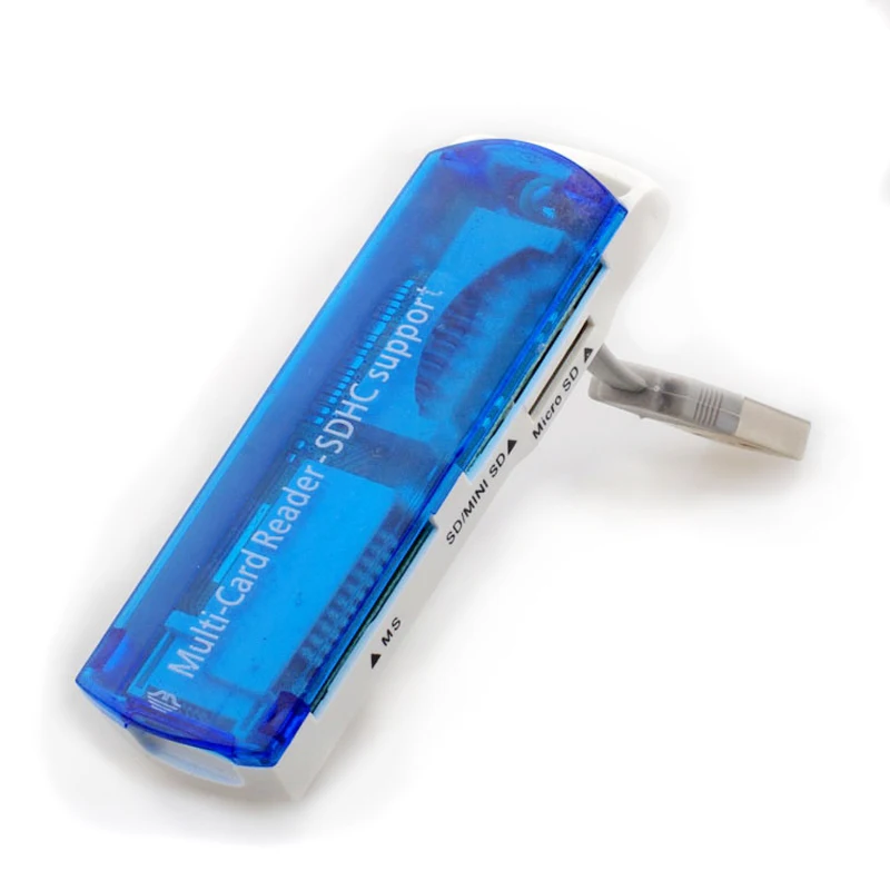 10 قطعة جميع في 1 USB 2.0 الذاكرة متعددة قارئ بطاقات SDCH MS/SD/TF/m2 العلامة التجارية