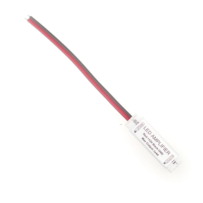 Мини rgb-усилитель 4-контактный контроллер DC12v 144 Вт 3ch x 4A Репитер сигнала для 5050 3528
