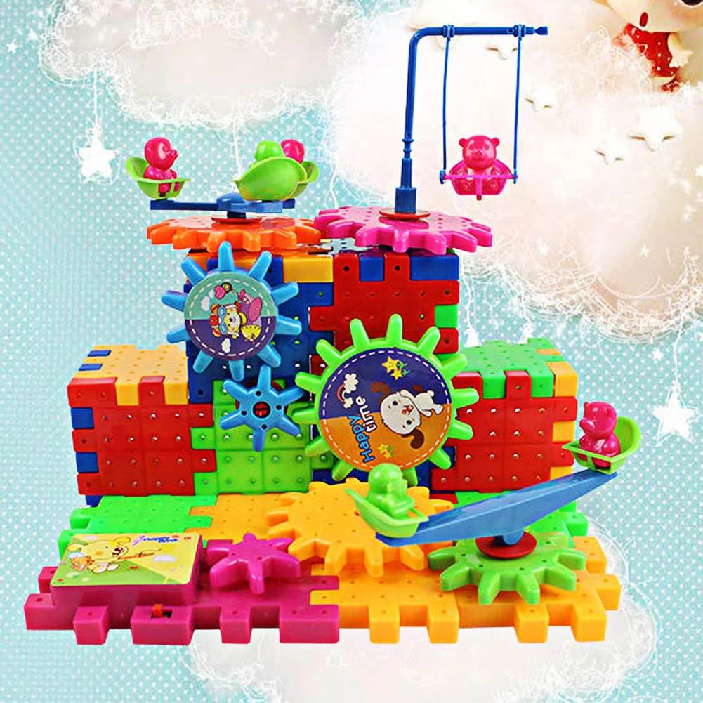 Electric Blocks Model Building Kit Educational Toys Variety Spelling Fun Plastic ABS Children DIY Flashing Toys