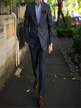 

Two-Pieces-Wedding-Suits-For-Groom-Custom-Made-Tuxedo-Formal-Wear-Custom-Made