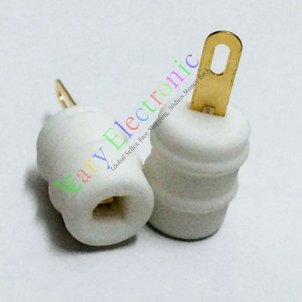 

Wholesale and retail 50pc GOLD Ceramic Tube Anode Cap for FU29 FU32 829 829B 823 Audio Valve Amp DIY free shipping