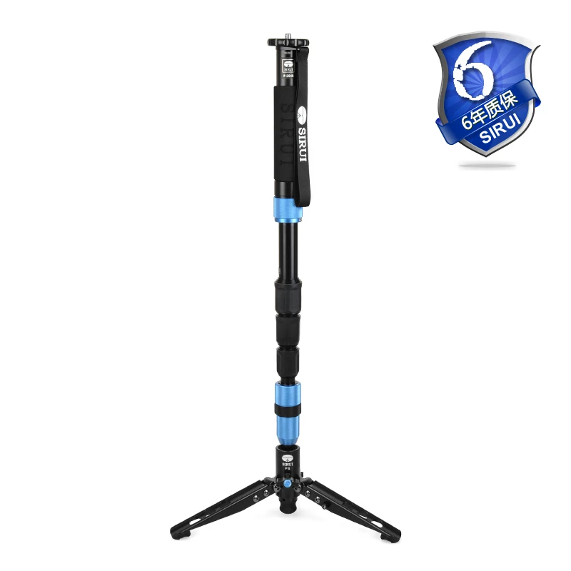 

Sirui P-204S Portable Camera Monopod Video Monopods Aluminum Table Top Tripod 4 Section Carrying Bag Max Load 8kg Stable Bracket