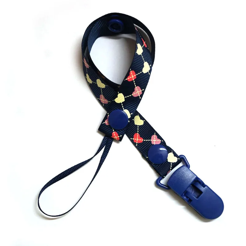 New Baby Pacifier Clip Chain Ribbon Holder Chupetas Soother Pacifier Clips Leash Strap Nipple Holder For Infant Feeding B0608-1