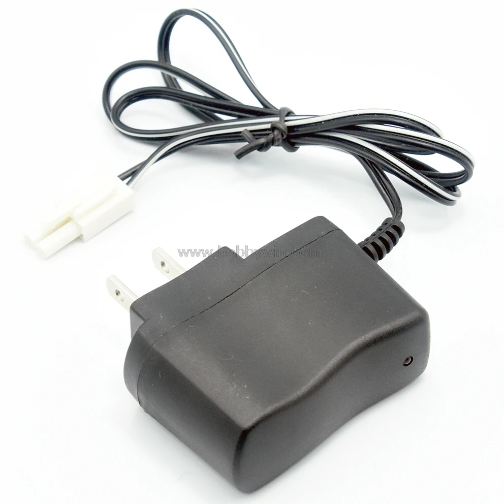 

9.6V 250mA US Charger Mini Tamiya Male Plug Positive to Square hole for NiMH NiCD RC Model Battery