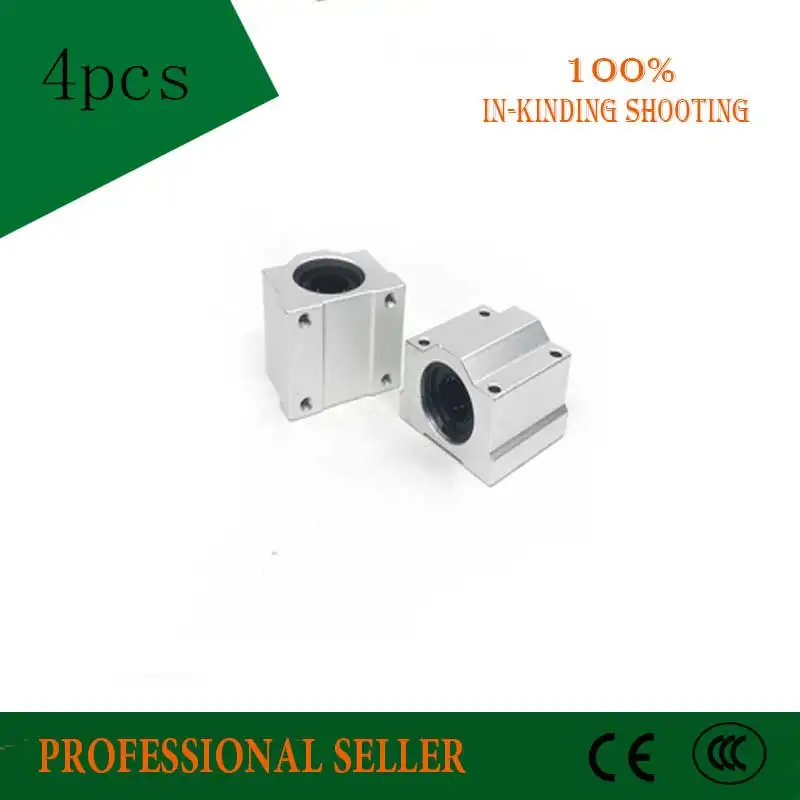 High quality 4 pcs SC20UU SCS20UU 20mm linear ball bearing slide unit 20mm linear bearing block for DIY CNC Router linear slide цена High quality 4 pcs SC20UU SCS20UU 20mm linear ball bearing slide unit 20mm linear bearing block for DIY CNC Router linear slide цены онлайн