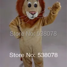 Jr. лев Маскоты костюм для взрослых Размеры молодых мужчин Король Лев диких животных Стиль Карнавал партия Cosply Маскоты te костюм sw1020