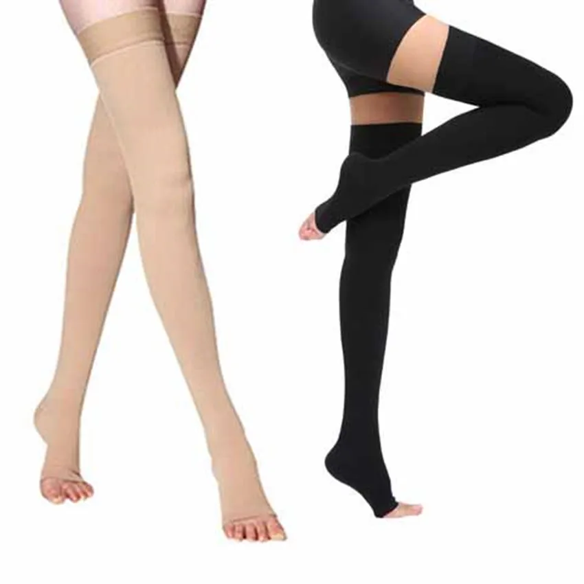 

Medical Compression Socks Level 1 Varicose Veins Socks 15-25mmHg Elastic Nursing Socks Compression Over Knee Socks