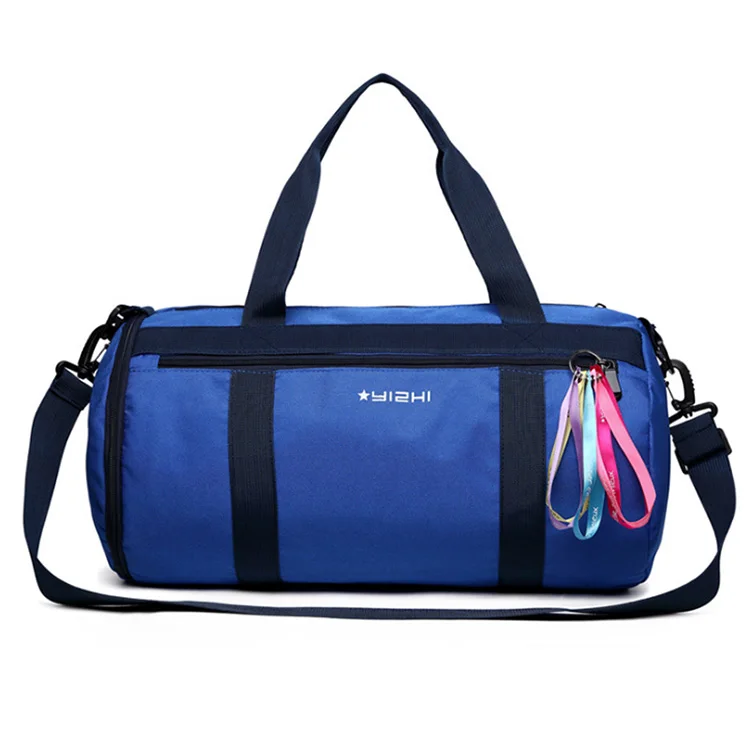 Спортивная тренировочная сумка для спортзала, водонепроницаемая женская сумка на плечо для фитнеса, йоги, прочная многофункциональная дорожная сумка, спортивная сумка - Цвет: Large Blue