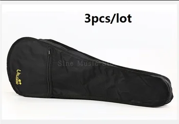 

3pcs 21"23"26 Inch Padded Cotton Folk Portable Uku Bag Ukulele Case Box Cover Oxford Cloth With the Strap Single Shoulder