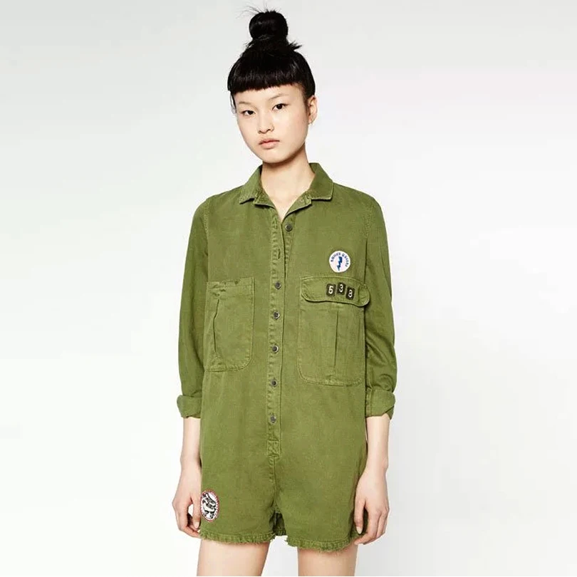 green boiler suit womens