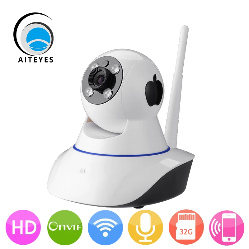  AIteyes Smart IP Camera Wifi Indoor 720P HD Baby Monitor Home Protection Mobile Remote Control Wireless Security Camera 