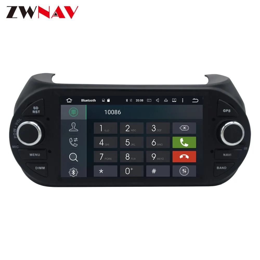 Cheap Android 8.1 Car GPS Navigation Head unit For FIAT Fiorino Qubo Citroen Nemo/Peugeot Bipper radio multimedia player no DVD player 2