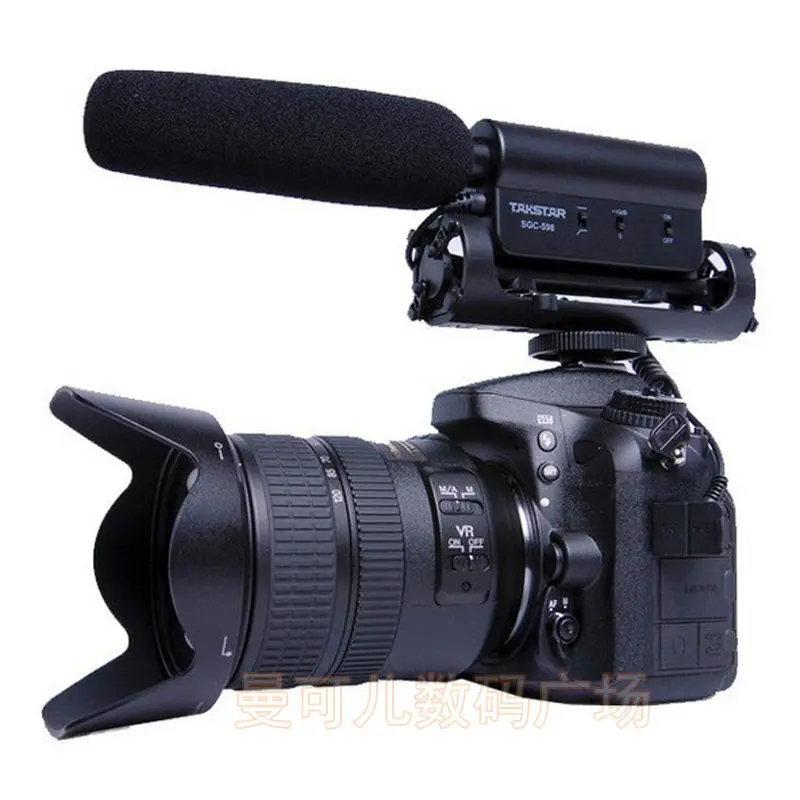 

Takstar SGC-598 DV Camera Microphone Recording Photography Shotgun Condenser Interview MIC Microphone for CANON NIKON DSLR