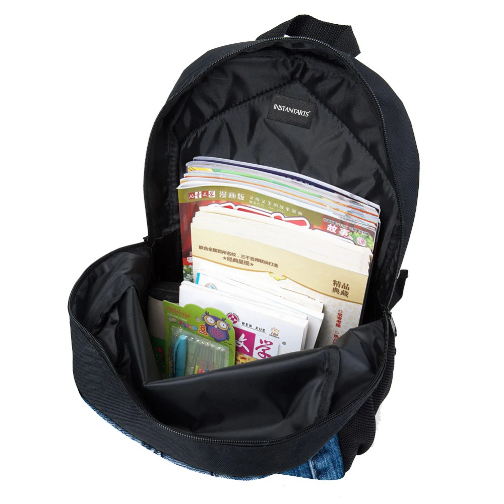 ELVISWORDS Пингвин 3D узор высокого качества Детский рюкзак первоклассника школьная сумка Детские школьные ранцы для мальчиков девочек Mochila