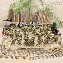 Special Forces Military SWAT Army font b Weapon b font Soldier Marine Corps Building Blocks Figures