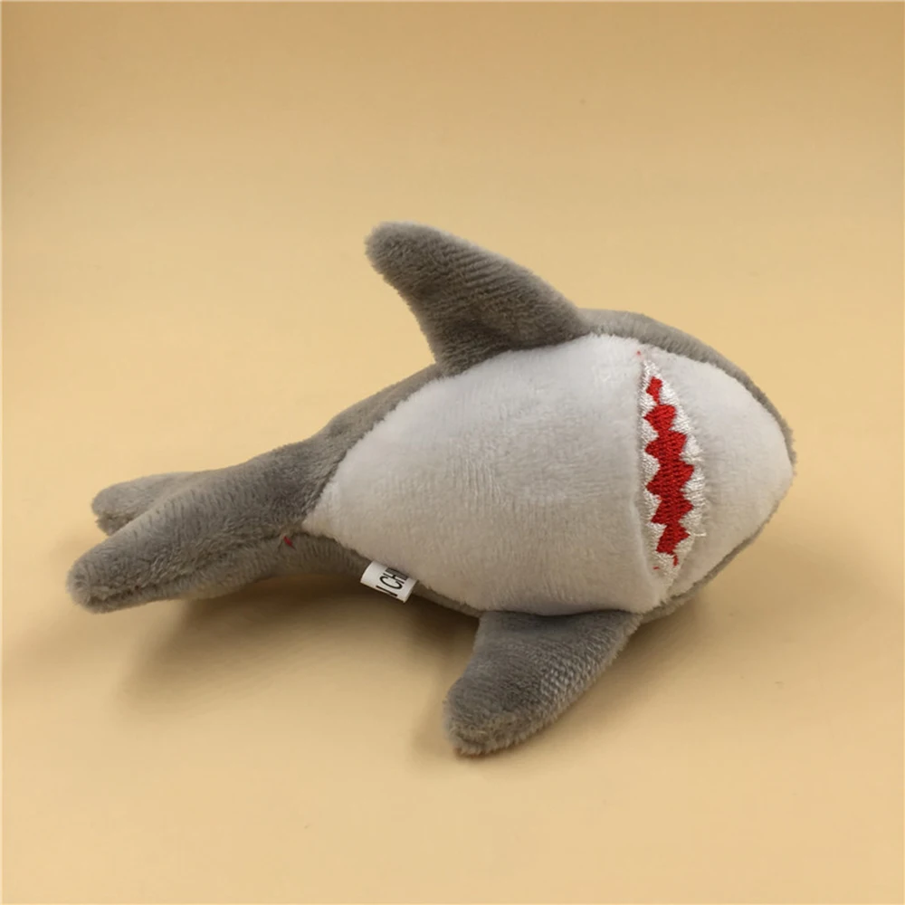 Плюшевые брелки Акула плюшевая мягкая игрушка кукла, мини маленький океан животное брелок подвесные плюшевые игрушки, подарок для ребенка плюшевая кукла Дети