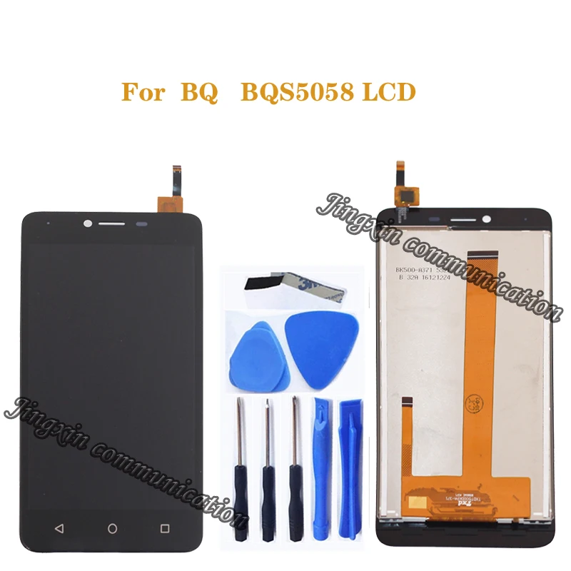 

for BQ BQS 5058 Strike Power Easy LCD+ touch screen digital converter replacement for BQS-5058 BQ-5058 LCD display repair parts