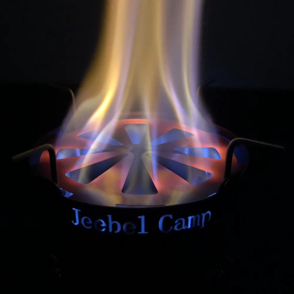 Jeebel Camp титановая Складная подставка для спиртовой печи Портативная спиртового