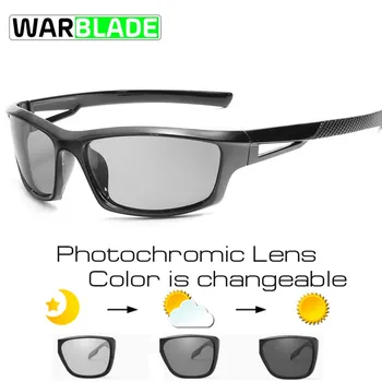 

Photochromic Cycling Glasses Polarized Bicycle Eyewear Ultralight Sport Bike Sunglasses Black men&women Riding Goggles