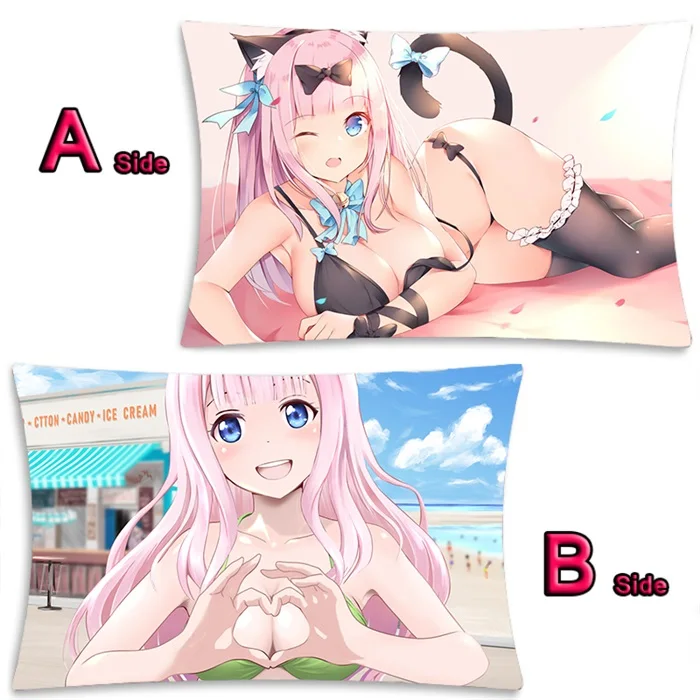 Аниме Kaguya-sama: Love Is War Shinomiya Kaguya Fujiwara Chika Dakimakura длинная подушка для объятий Чехол Наволочка 2WAY 35x55 см - Цвет: 26