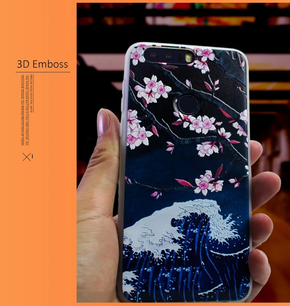 !ACCEZZ Soft Funny Cartoon Protective Back Cover Case For Huawei P9 Mate 89 Honor 78 Case Bumper TPU Painting Shell Funda Capa (4)