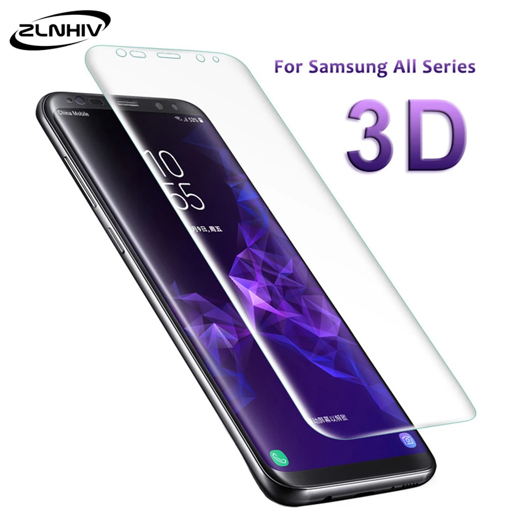 ZLNHIV для samsung Galaxy s8 Защитное стекло galaxy s7 edge s9 plus s5 s6 закаленное защитное экрана